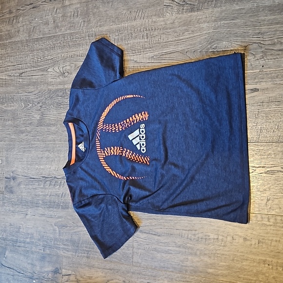 Adidas Climatlite Baseball Boys Size 7 tee shirt - Picture 1 of 5